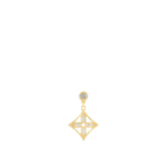 Idylle Blossom Ear Stud, Pink Gold And Diamond - Per Unit