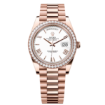 Rolex Day-Date White Roman Dial 228345rbr-0012