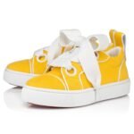 Toy Toy Sneakers Sponge Cotton and Patent Calf Leather Pollen