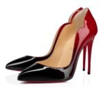 Hot Chick 100 mm Black Dégradé Patent Calf Pumps