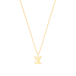 Medium Pendant, Yellow Gold And Diamonds