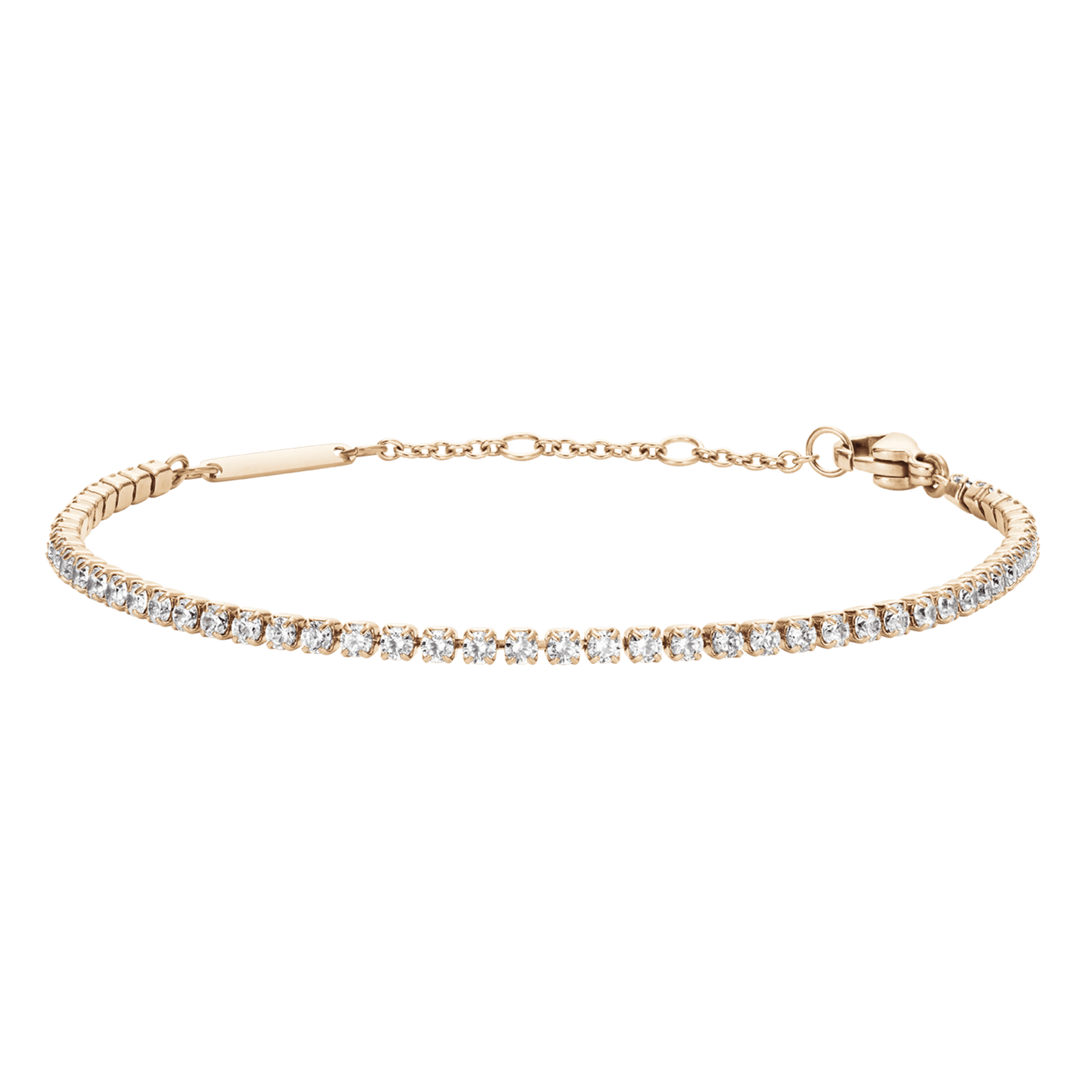 7580032b8ec98752d4b717686d977fff.png Classic Tennis Bracelet Rose Gold - Image 1