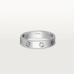 LOVE WEDDING BAND, 1 DIAMOND