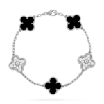 Vintage Alhambra bracelet, 5 motifs