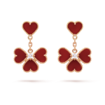 Sweet Alhambra effeuillage earrings