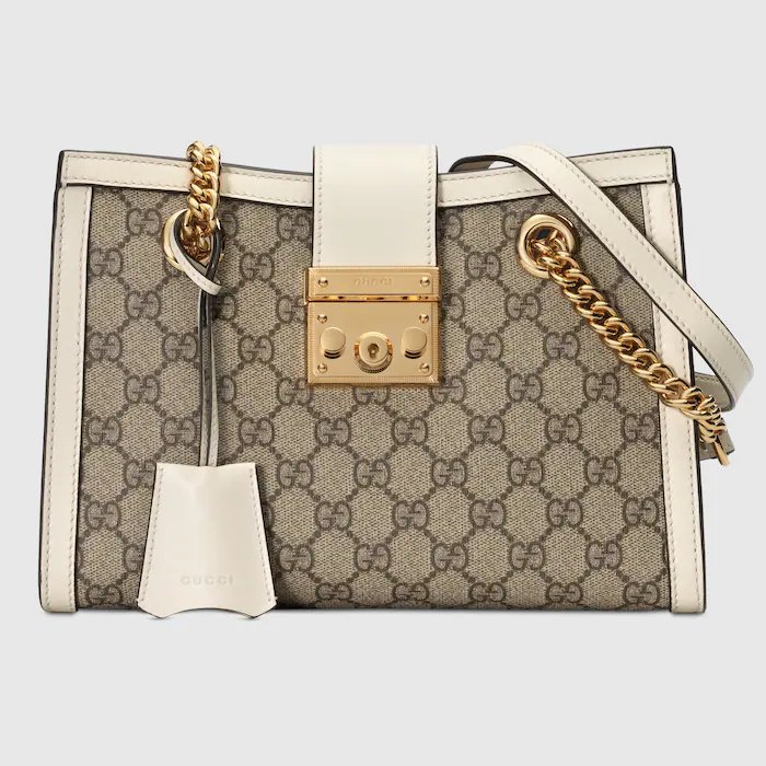7f2afc28ece97f4b2935b0c0a3a27ba4.jpeg PADLOCK SMALL SHOULDER BAG - Image 1