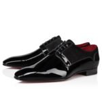 Chickito Derbies Patent Leather Black Men