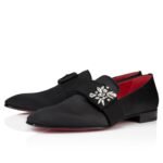 Dandelion Red Carpet Mocassins Crepe Satin Black