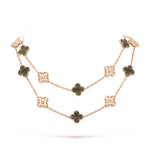 Vintage Alhambra long necklace, 20 motifs