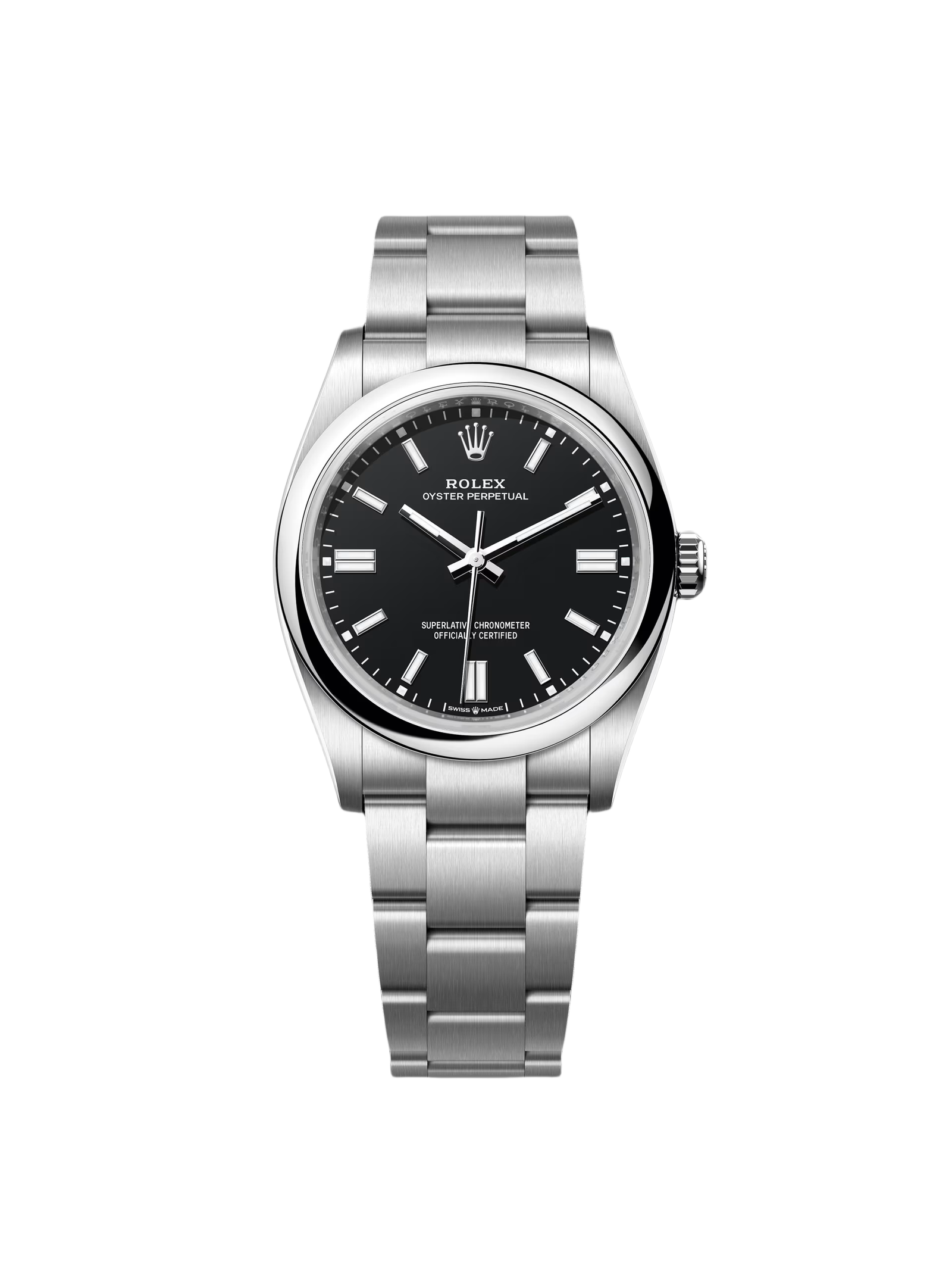 8f661c5df42d204e189bc024972b815cd8281cf0b3bfe6e4a9bbc66dab738559.png Rolex Oyster Perpetual 36mm 126000-0014 Black Dial Oyster Stainless Steel Bracelet - Image 1