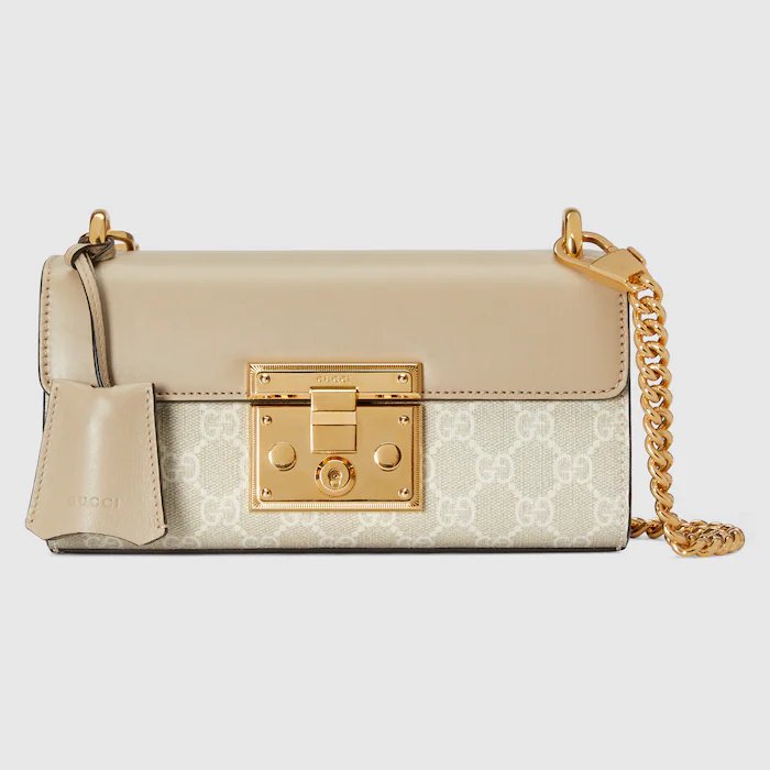 91240123fa4e10103021ae2a5c73df29.jpeg PADLOCK MINI SHOULDER BAG - Image 1