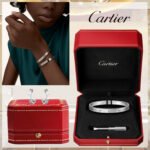 LOVE BRACELET, CLASSIC MODEL & LOVE HOOP EARRINGS, SMALL MODEL