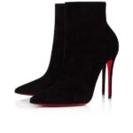So Kate Booty 100 mm Low boots Veau Velours Black