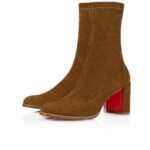 Stretchadoxa 70 mm Low Boots Stretched Veau Velours Rhea