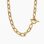 DY Madison® Toggle Chain Necklace 18K Yellow Gold, 11mm