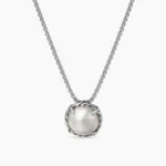 Petite Chatelaine® Necklace Sterling Silver with Pearl, 10mm