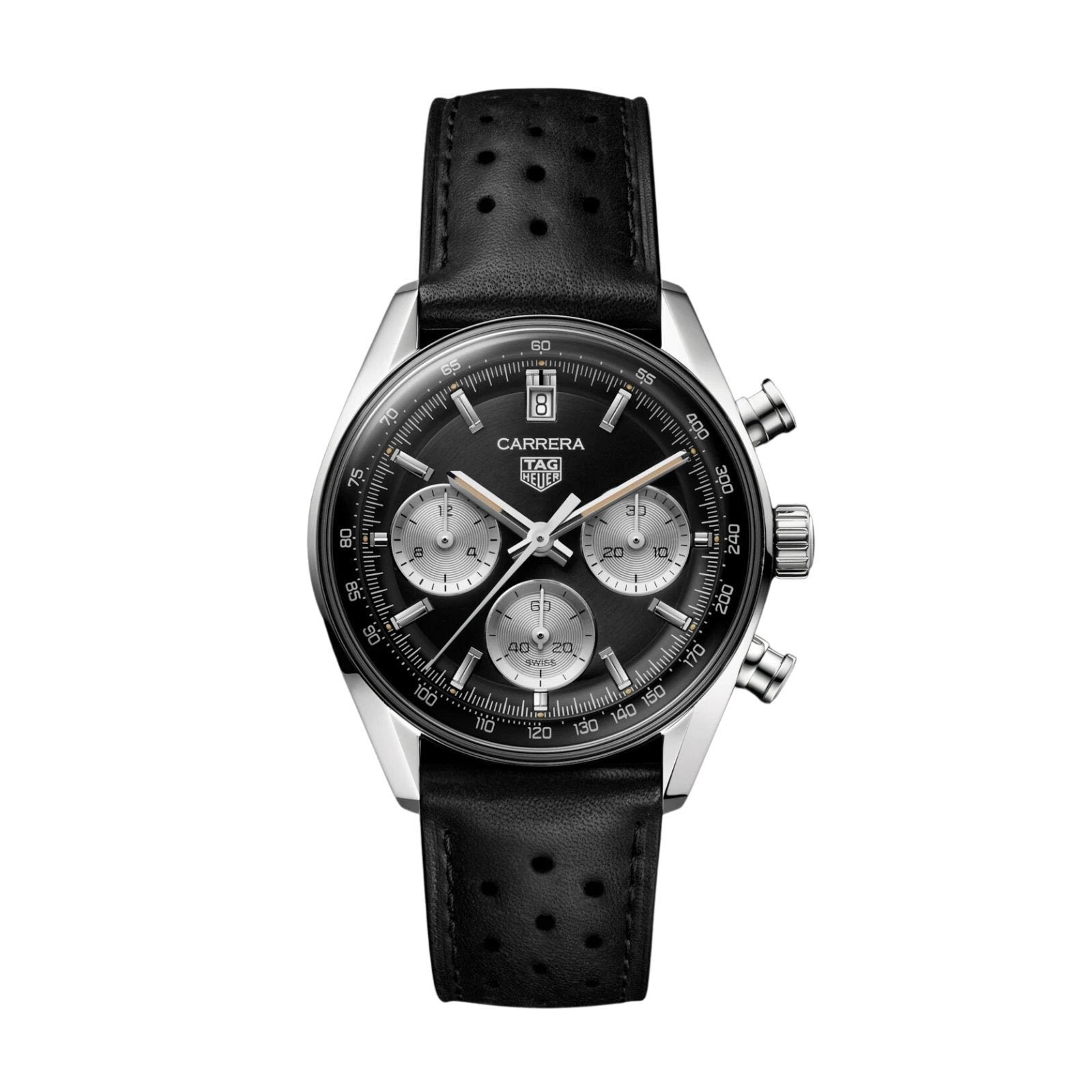 ZOU-16075817839656498692800455__01-1.jpg Tag Heuer Carrera Chronograph 39mm Mens Watch Black CBS2210.FC6534 - Image 1
