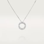 LOVE NECKLACE, DIAMOND-PAVED