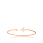 Idylle Blossom Twist Bracelet, Pink Gold