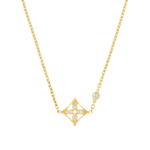 Idylle Blossom Pendant, Yellow Gold And Diamonds