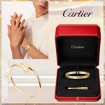 LOVE BRACELET, CLASSIC MODEL, BRUSHED & JUSTE UN CLOU BRACELET, CLASSIC MODEL