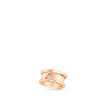 Volt One Band Ring, Pink Gold And Diamond