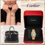 PANTHÈRE DE CARTIER WATCH & Hermès BIRKIN 25 BAG