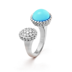 Perlee couleurs Between the Finger ring