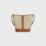 Small Bucket in Triomphe Canvas and calfskin