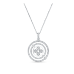 Idylle Blossom Medallion, White Gold And Diamonds