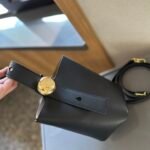 Pebble Bucket bag in soft grained calfskin