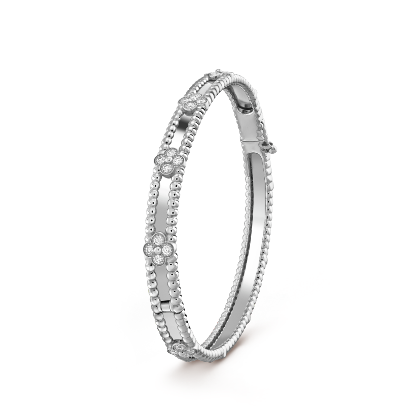 ae81ad06bc006a8036c39d2279f701d6.png Perlee sweet clovers bracelet, medium model - Image 1
