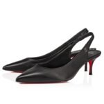 Sporty Kate Sling 55 mm Sling Back Pumps Nappa Leather Black