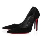 Kate Max 100 mm Pumps Velvet d'Or Black