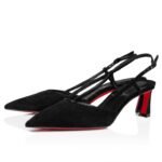 Condoroline 55 mm Sling Back Veau Velours Pumps Black