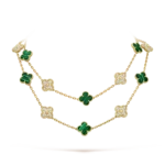 Vintage Alhambra long necklace, 20 motifs
