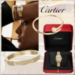 3-Piece Cartier Stack - Panthère de Cartier Watch, Love Bracelet & Juste un Clou Bracelet