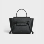 Nano Belt bag in grained calfskin