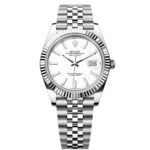 Rolex Datejust 41mm White Index Oyster Stainless Steel Men’s Watch – 126334