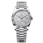 Rolex Day-Date “President” 40mm Platinum Meteorite Diamond Baguette Dial – 228236