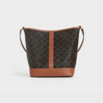Medium Bucket in Triomphe Canvas and calfskin