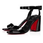 Miss Sabina 85 mm Sandals Patent Calf Leather Black