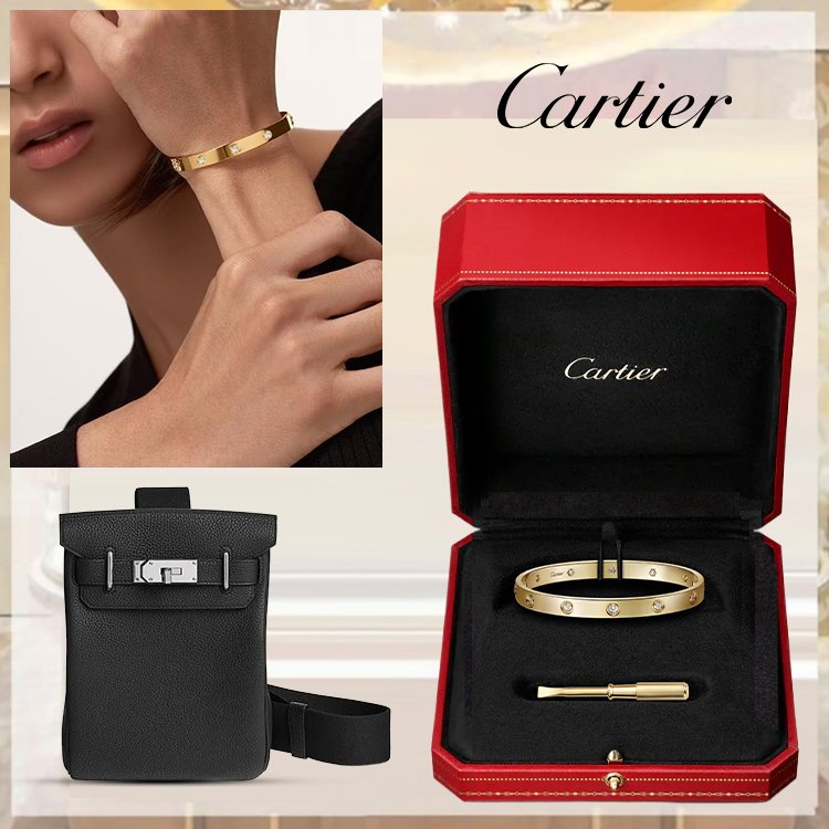 bdc09f26afc6c3116c9de2254ffe5f0e.jpeg LOVE BRACELET, CLASSIC MODEL,10 DIAMONDS & HAC A DOS GM BACKPACK - Image 1