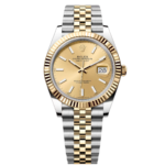 Rolex Datejust 41mm 126333 Champagne Index Jubilee Steel and Yellow Gold Mens Watch