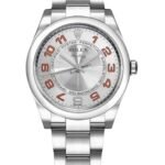 Rolex Oyster Perpetual Air-King 114200 Concentric Silver Dial 34mm Unisex Watch