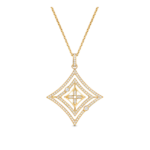 Idylle Blossom Medallion, Yellow Gold And Diamonds