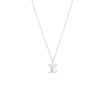 Medium Pendant, White Gold And Diamonds