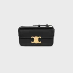 SHOULDER BAG CLAUDE in shiny calfskin