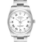 Rolex Oyster Perpetual Air-King 114200 White Dial 34mm Unisex Watch