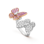 Two Butterfly Between the Finger ring